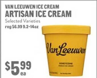 New Seasons Market Artisan ice cream offer
