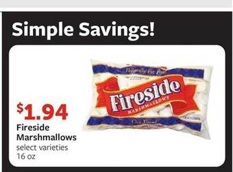 Fareway Fireside marshmallows offer