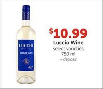 Fareway Luccio wine offer