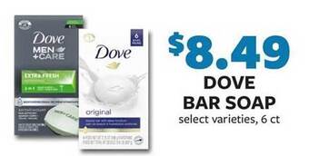 Fareway Dove bar soap offer
