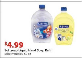 Fareway Softsoap liquid hand soap refill offer