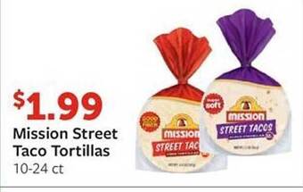 Fareway Mission street taco tortillas offer