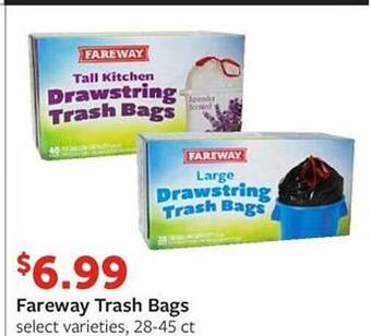 Fareway Fareway trash bags offer
