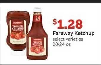 Fareway Fareway ketchup offer