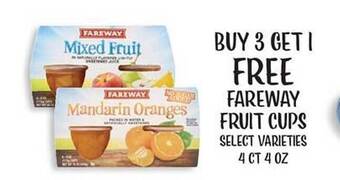 Fareway Fareway fruit cups offer