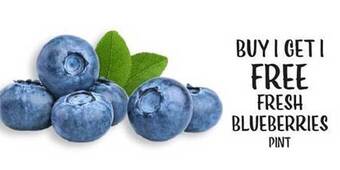 Fareway Fresh blueberries offer