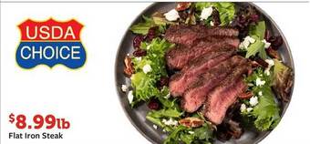 Fareway Flat iron steak offer