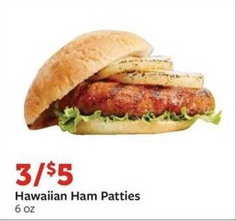 Fareway Hawaiian ham patties offer