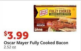 Fareway Oscar mayer fully cooked bacon offer