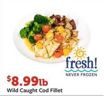 Fareway Wild caught cod fillet offer