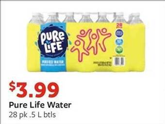 Fareway Pure life water offer