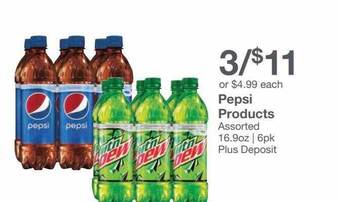 Kinney Drugs Pepsi products offer