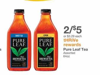 Kinney Drugs Pure leaf tea offer