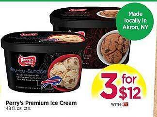 Tops Perry's premium ice cream offer
