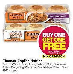 Thomas' english muffins