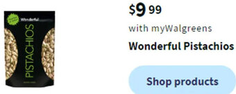 Walgreens Wonderful Pistachios offer