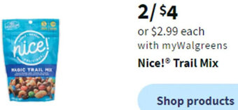 Walgreens Nice! Trail Mix offer