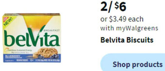 Walgreens Belvita Biscuits offer