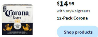 Walgreens 12-Pack Corona offer