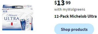 Walgreens 12-Pack Michelob Ultra offer