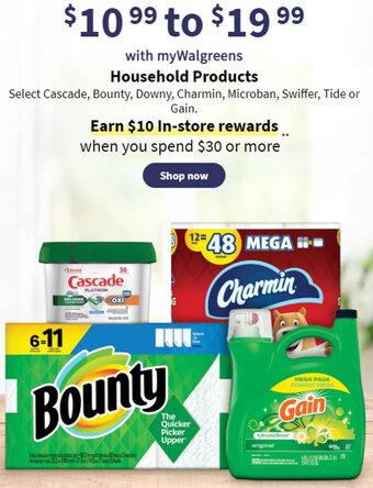 Walgreens Household Products offer