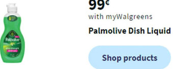 Walgreens Palmolive Dish Liquid offer