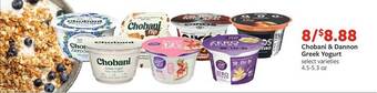 Fareway Chobani & dannon greek yogurt offer