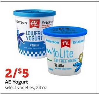 Fareway Ae yogurt offer