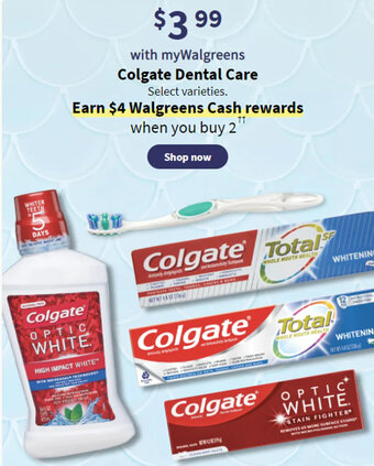 Walgreens Colgate Dental Care offer