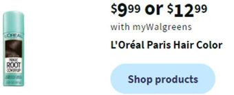 Walgreens L'Oréal Paris Hair Color offer