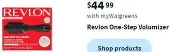 Walgreens Revlon One-Step Volumizer offer