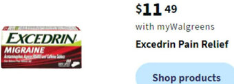 Walgreens Excedrin Pain Relief offer