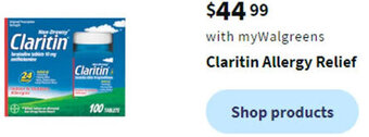 Walgreens Claritin Allergy Relief offer