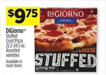 Dollar General Digiorno stuffed crust pizza offer