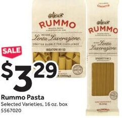Stop&Shop Rummo Pasta 16 oz offer