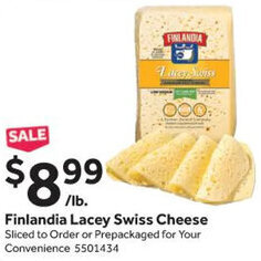 Stop&Shop Finlandia Lacey Swiss Cheese offer