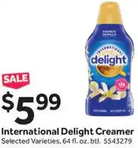 Stop&Shop International Delight Creamer 64 fl. offer
