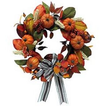Kohl's Celebrate together™ fall artificial pumpkin wreath offer