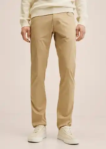 Mango Skinny cotton pants offer
