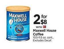 Tops Maxwell house coffee offer