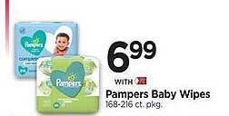 Tops Pampers baby wipes offer