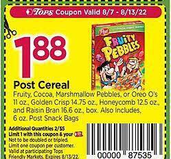 Post cereal