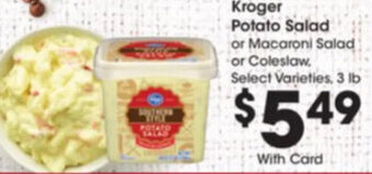 Kroger Kroger Potato Salad offer
