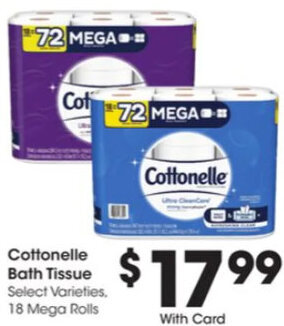 Kroger Cottonelle Bath Tissue offer