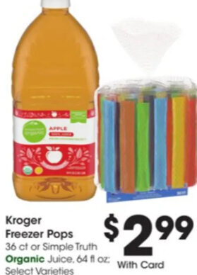Kroger Kroger Freezer Pops offer