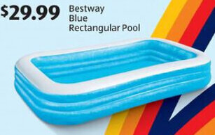 Aldi Bestway Blue Rectangular Pool offer