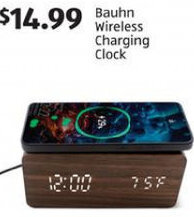 Aldi Bauhn Wireless Charging Clock offer