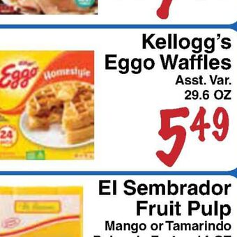 Sedano's Kellogg's eggo waffles offer