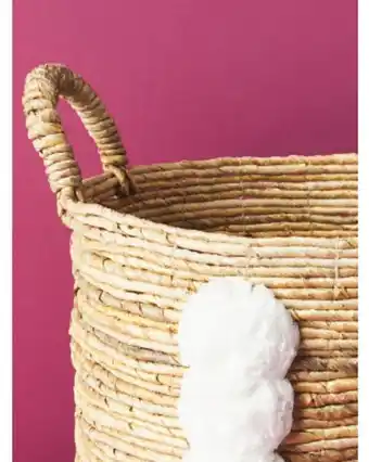Home Goods 15x18 basket with pom poms offer