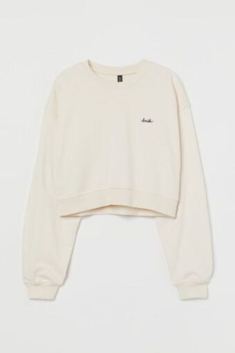 H&M Crop sweatshirt offer